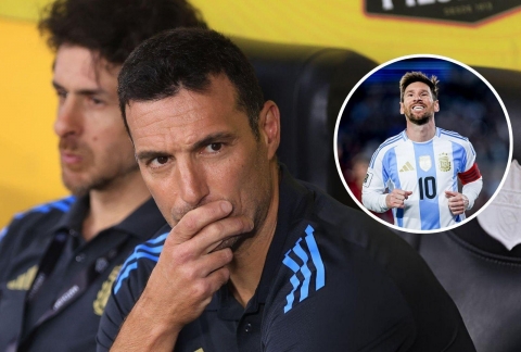 HLV Argentina nói gì về người kế thừa áo số 10 của Messi?