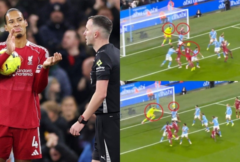 Bàn thắng của Van Dijk bị 'cướp trắng trợn' trước Man City?