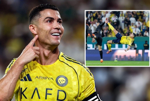 Ronaldo nhận giải thưởng danh giá sau bàn 'xe đạp chổng ngược'
