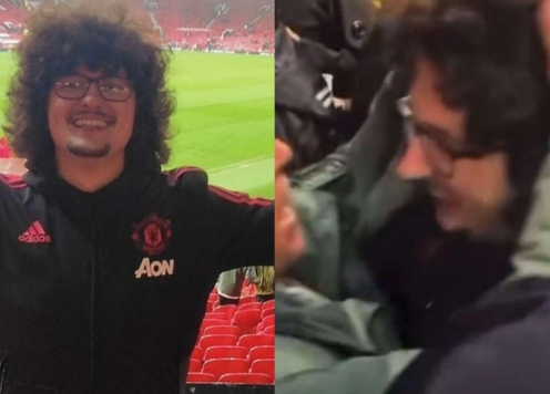 Fan siêu cứng của MU bị hành hung ngay tại Old Trafford