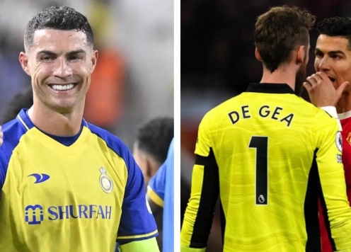 Ronaldo bị De Gea 'châm biếm'