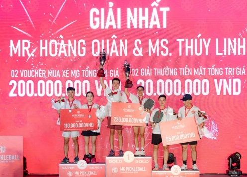 Chung kết MG Pickleball 2025 khép lại với bất ngờ lớn