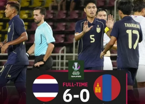 U23 Thái Lan đè bẹp Mông Cổ trong ngày ra quân