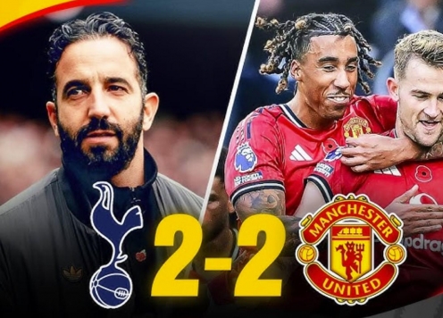 Ruben Amorim: 'Nếu can đảm hơn, MU đã thắng Tottenham'