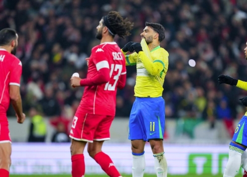 Hỏng phạt đền, Brazil nhận kết quả thất vọng trước Tunisia