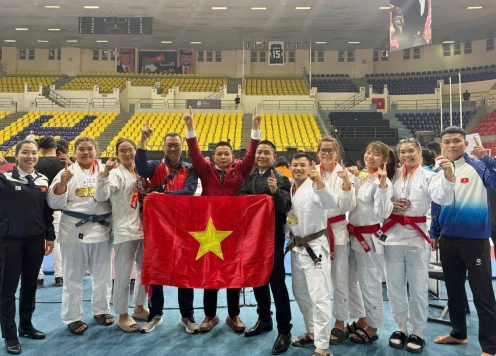 Đội tuyển jujitsu Việt Nam đứng thứ 3 toàn đoàn tại giải vô địch thế giới