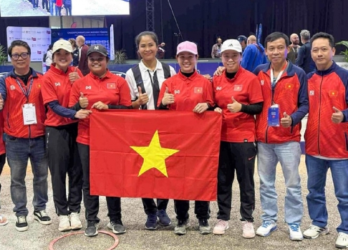 Các tuyển thủ Việt Nam giành HCB giải bi sắt vô địch châu Á
