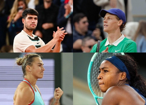 Xác định các tay vợt lọt chung kết Roland Garros 2025