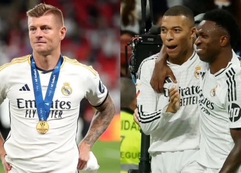 Mbappe và Vinicius Jr bất ngờ bị Toni Kroos 'nắn gân'