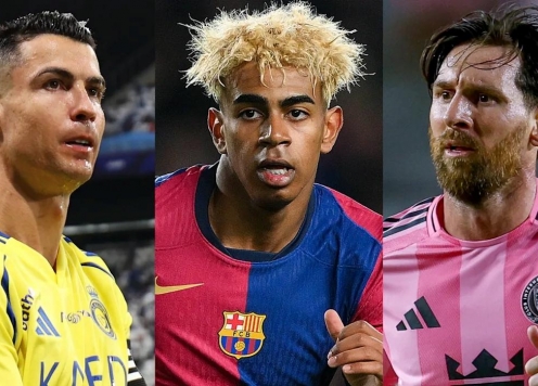 Thành tích của Yamal ở tuổi 18 so với Ronaldo và Messi nói lên tất cả