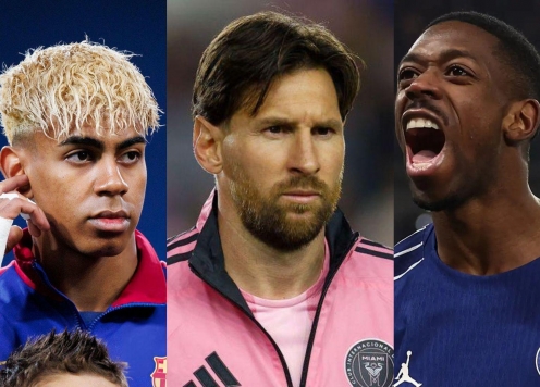 Cầu thủ xuất sắc nhất 2025: Dembele top 2, Messi góp mặt