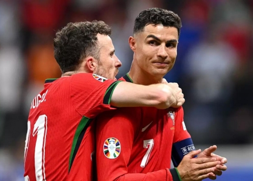 Ronaldo làm điều bất ngờ với Diogo Jota khiến tất cả xúc động