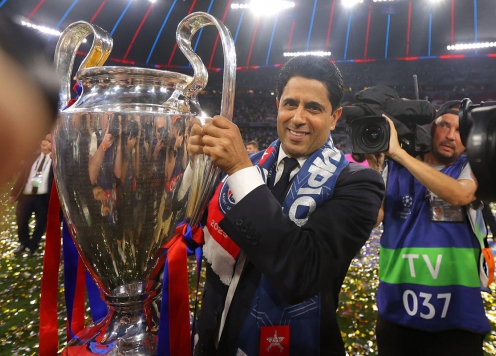Chủ tịch Al-Khelaifi tự hào khi PSG vô địch Champions League