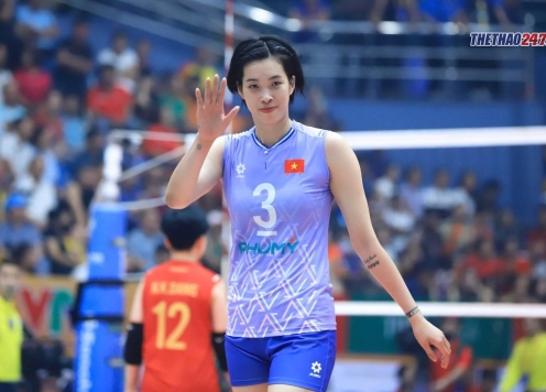 Thanh Thúy gặp sự cố hy hữu trong trận derby bóng chuyền nữ Việt Nam
