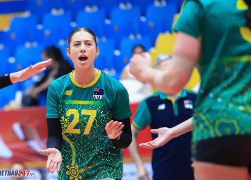 ĐT bóng chuyền nữ Australia thua trắng tại VTV Cup 2025