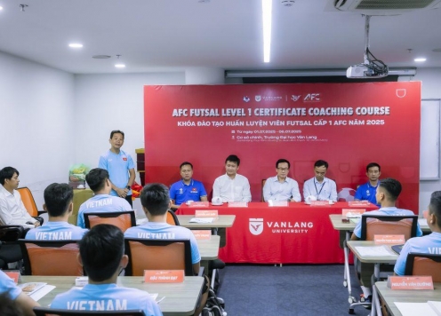 Khai giảng khóa học huấn luyện viên futsal cấp 1 tại TPHCM