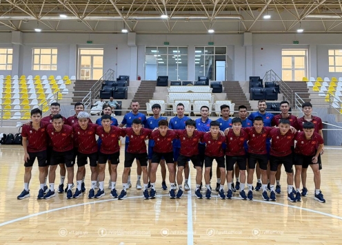ĐT futsal Việt Nam sẵn sàng cho trận gặp Kuwait
