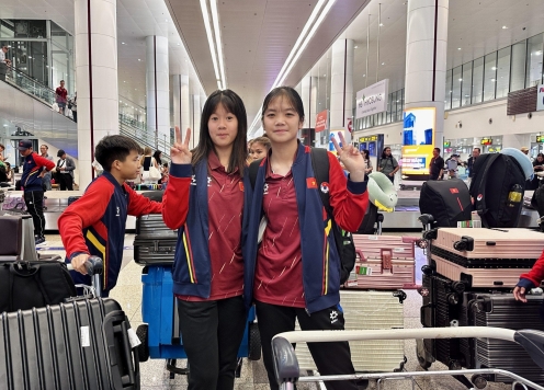 U17 nữ Việt Nam trở về sau chuyến tập huấn ở Đức