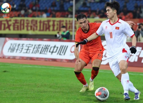 U22 Việt Nam thắng nghẹt thở Trung Quốc ở trận ra quân Panda Cup