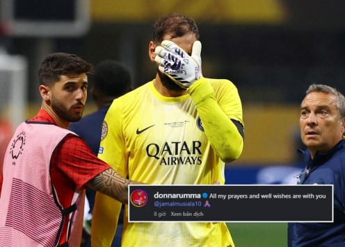 Donnarumma gửi thông điệp xúc động đến Musiala sau va chạm kinh hoàng