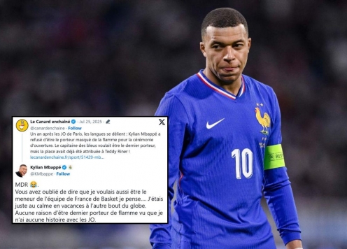 Mbappe phá vỡ im lặng trước tin đồn 'đặc quyền' ở Olympic Paris
