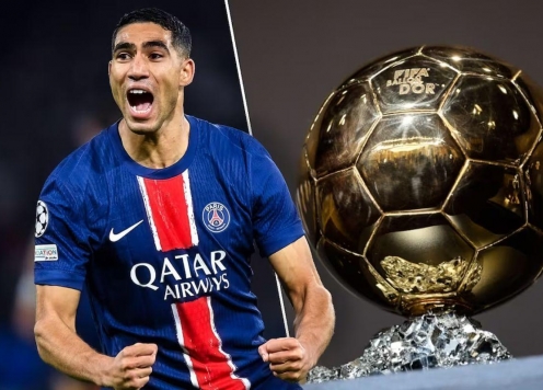 Achraf Hakimi: 'Tôi xứng đáng giành Quả bóng Vàng'