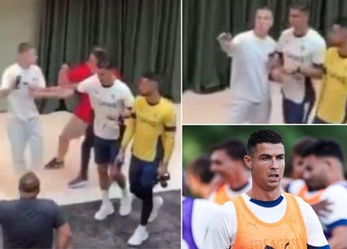 Ronaldo nổi giận, thẳng tay đẩy fan lao tới chụp ảnh tự sướng