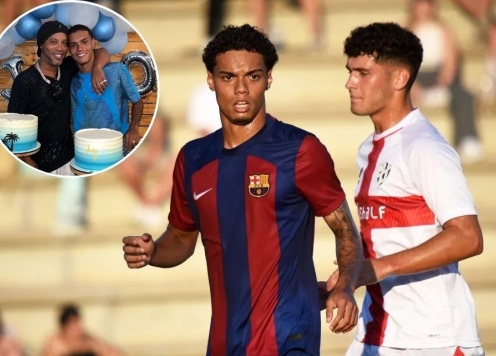 Con trai Ronaldinho gia nhập đội bóng Anh