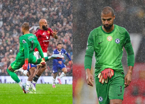 Thủ môn Chelsea lập kỷ lục đáng quên trong thảm bại trước MU
