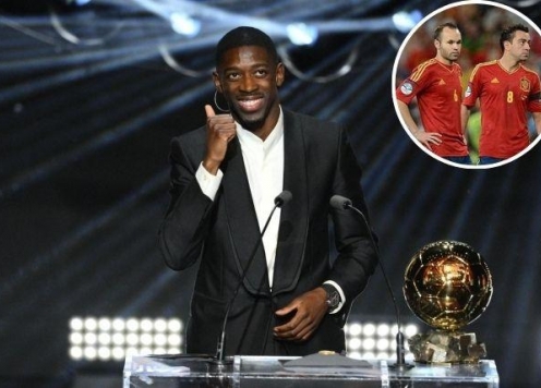 Dembele thành công hơn cả Xavi, Iniesta hay Mbappe
