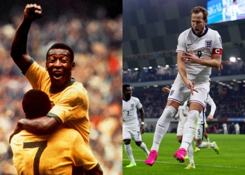 Harry Kane vượt cột mốc lịch sử của huyền thoại Pele