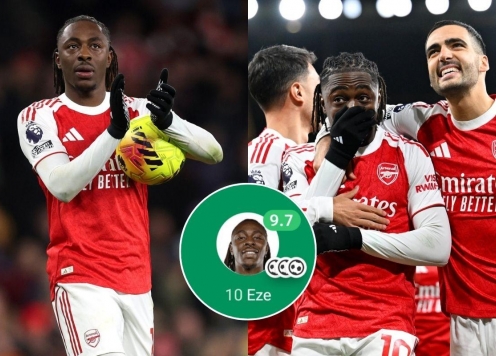 Lập hat-trick derby, Eze nói thẳng về khả năng sang Tottenham