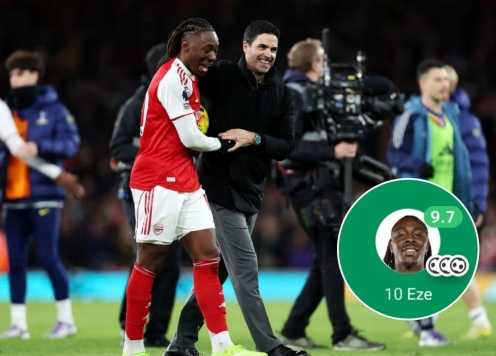 Arteta tiết lộ bước ngoặt giúp Eze lập hat-trick trước Spurs