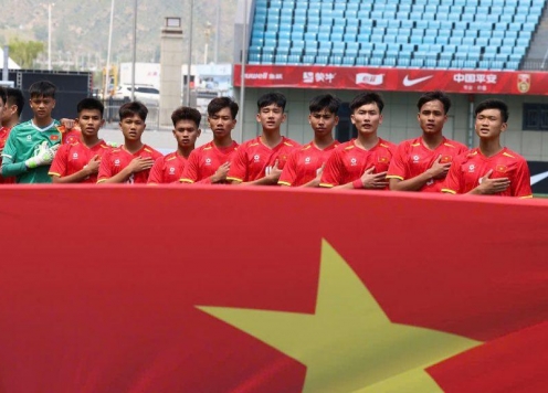 U16 Việt Nam hoà không tưởng Trung Quốc