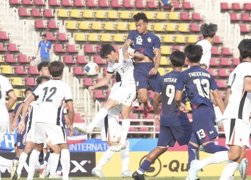 U23 Thái Lan thua đau Hồng Kông trên sân nhà