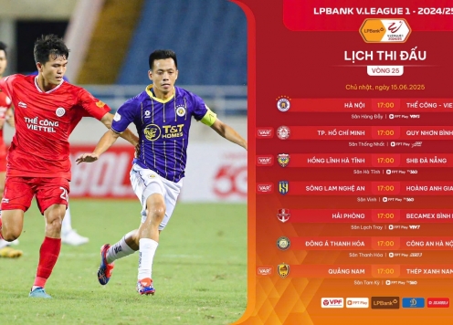 Trước vòng 25 V-League: Nhà vô địch lộ diện, kịch tính đua trụ hạng