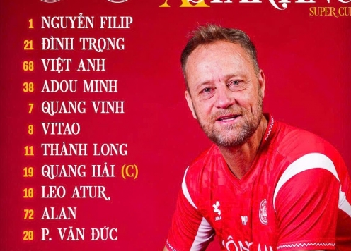 Tân binh Việt kiều được HLV Polking xếp đá chính trận Siêu Cúp: Không phải Brandon Ly