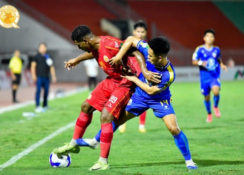 Quy Nhơn United bị đội bóng trường đại học cầm hoà