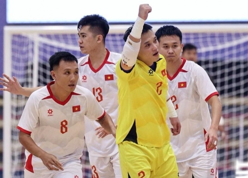 Thắng nghẹt thở Indonesia, ĐT futsal Việt Nam trở lại đường đua vô địch SEA Games 33