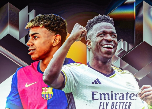 Lamine Yamal chính thức ngang hàng Vinicius Junior