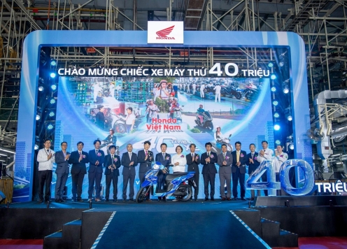 Honda Việt Nam cán mốc 40 triệu xe máy xuất xưởng: Bước đệm cho kỷ nguyên điện hóa
