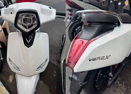 VinFast Vero X lộ ảnh thực tế: Xe máy điện có pin tháo rời, giá ưu đãi chỉ hơn 30 triệu đồng