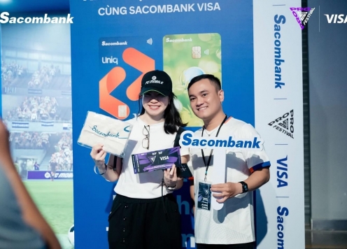 Sacombank đồng hành cùng visa tại sự kiện thể thao điện tử EA SPORTS FC PRO FESTIVAL 2025