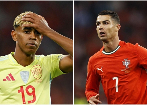 Yamal có cử chỉ không đẹp với Ronaldo