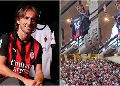 Modric tạo cơn sốt ngày ra mắt AC Milan