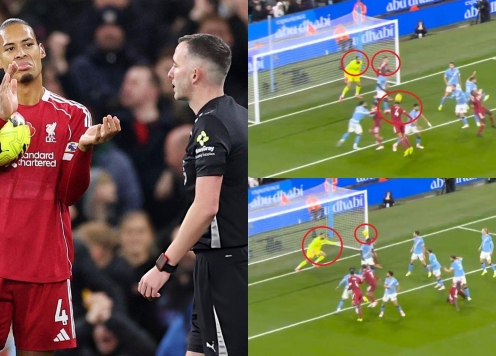 Bàn thắng của Van Dijk bị 'cướp trắng trợn' trước Man City?