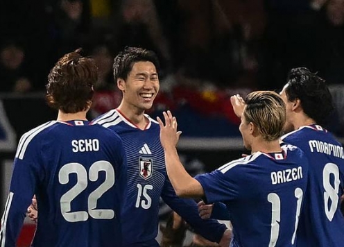 Nhật Bản thắng giòn giã đội tuyển từ Nam Mỹ