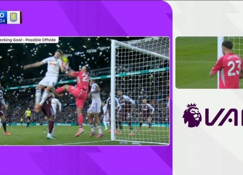 Ngoại hạng Anh giải thích bàn thắng tranh cãi trận Leeds và Aston Villa