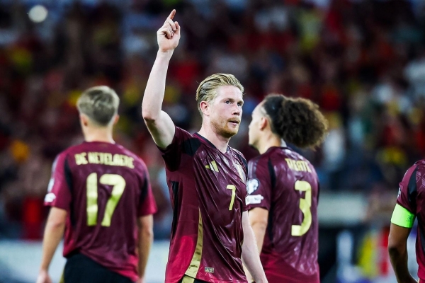 De Bruyne tỏa sáng, Bỉ đại thắng 6-0 tại vòng loại World Cup