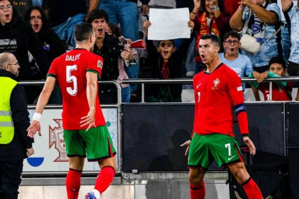 Ronaldo tỏa sáng, Bồ Đào Nha ngược dòng đánh bại Scotland tại Nations League